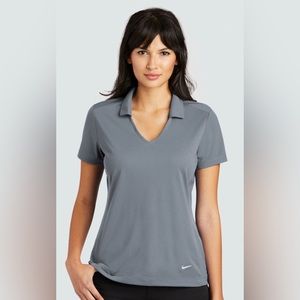 Nike Ladies Dri-FIT Buttonless Equestrian Polo Shirt